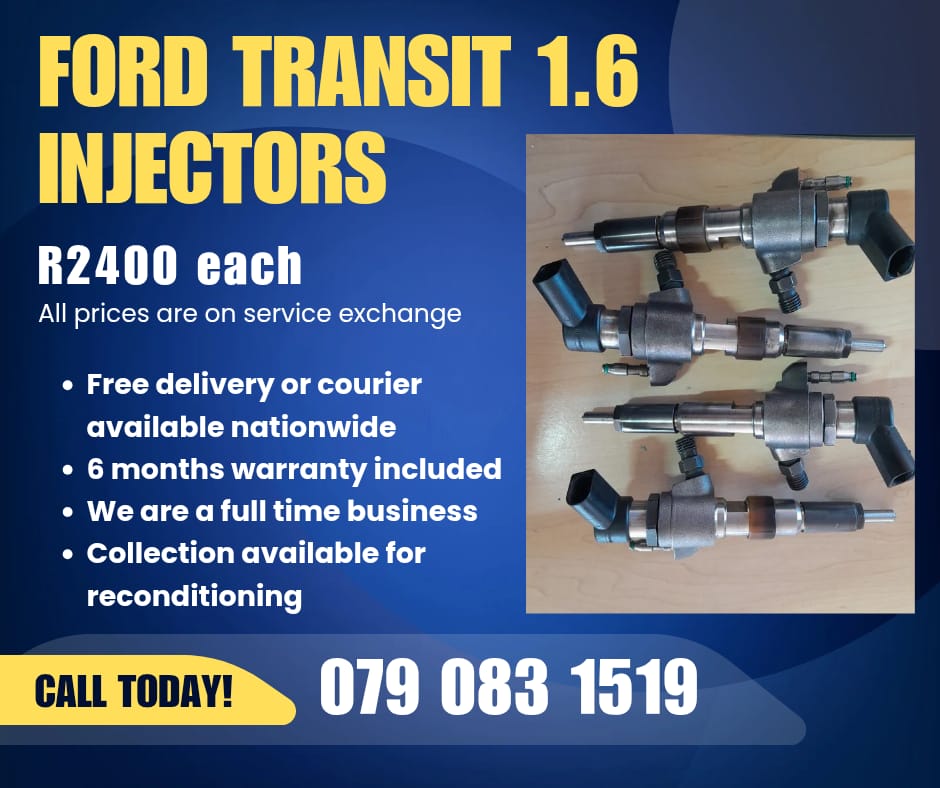 FORD TRANSIT 1.6 INJECTORS FOR SALE WITH WARRANTY - Private Seller