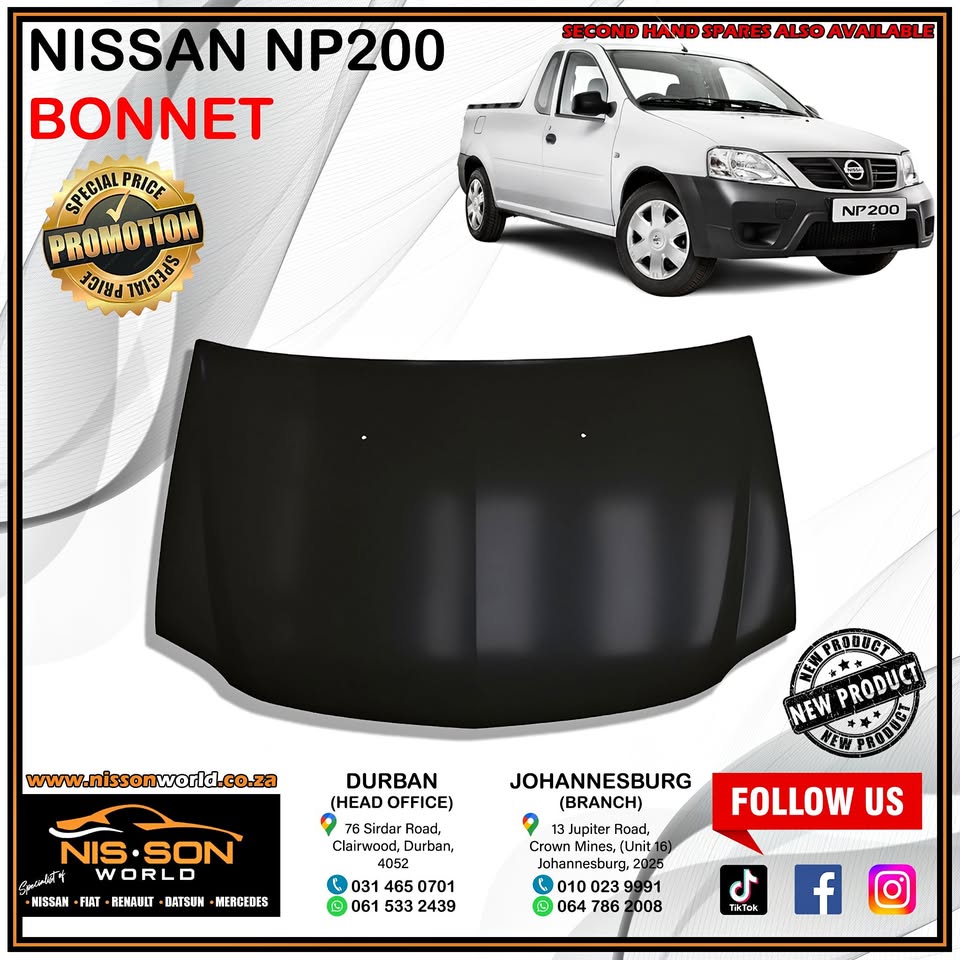 Nissan NP200 Bonnet - Private Seller