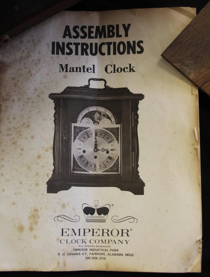 Emperor Westminster Antique clock S029579B #Rosettenvillepawnshop