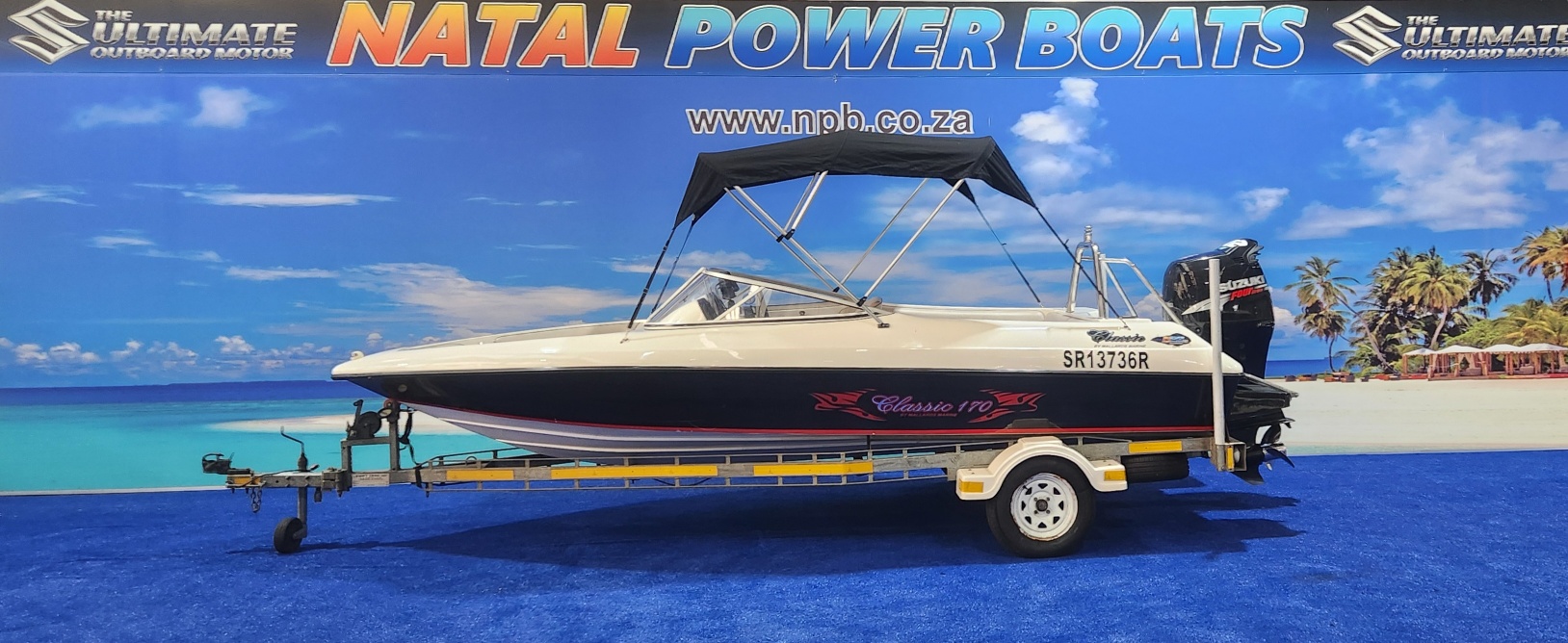 CLASSIC 170 BOWRIDER 2008 MODEL ON TRAILER 140 SUZUKI 4 STROKE FINANCE ARRANGED