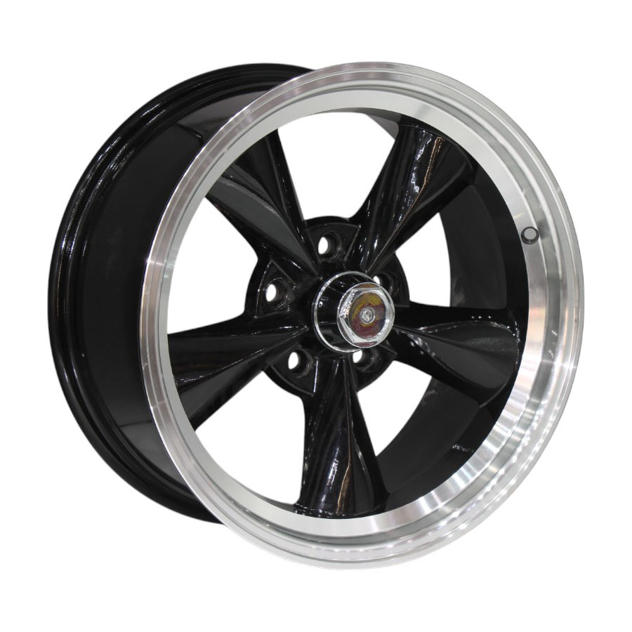 17″ EVO AMR 5/120 Black & Silver Alloy Wheels