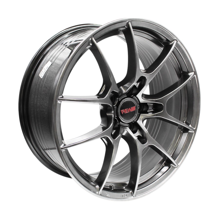 18″ Racing Hart 1880 5/112 Hyper Black Alloy Wheels