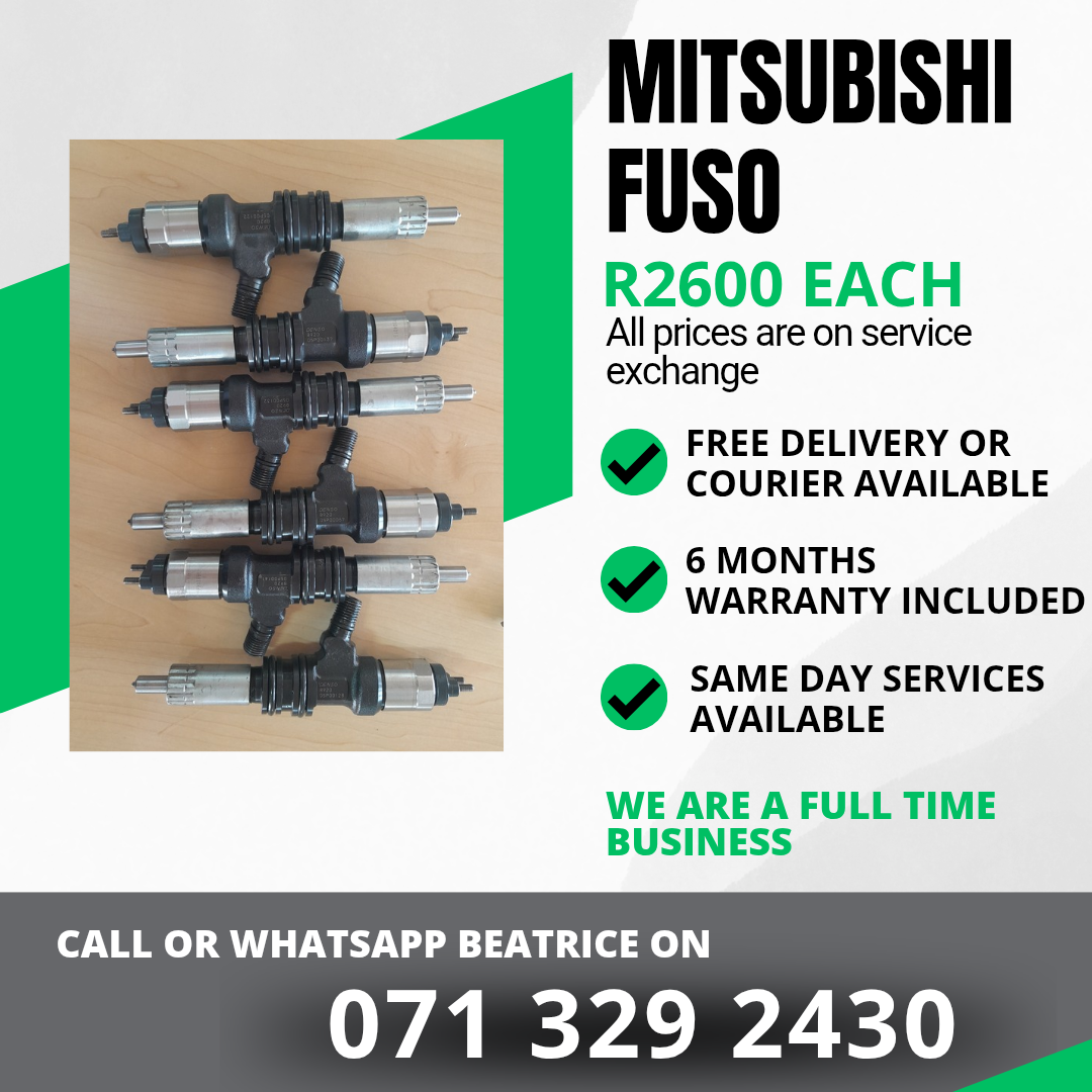MITSUBISHI FUSO TRUCK INJECTORS FOR SALE WITH WARRANTY - Private Seller MITSUBISHI FUSO TRUCK INJECTORS FOR SALE WITH WARRANTY - Private Seller