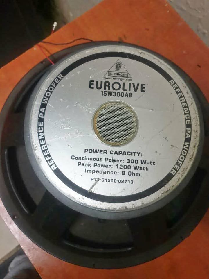 Mega Eurolive Subwoofer Speaker .working perfectly Mega Eurolive Subwoofer Speaker .working perfectly