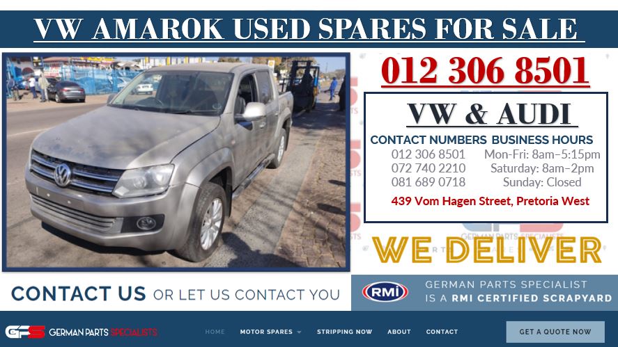 VW AMAROK USED SPARES FOR SALE - Private Seller VW AMAROK USED SPARES FOR SALE - Private Seller
