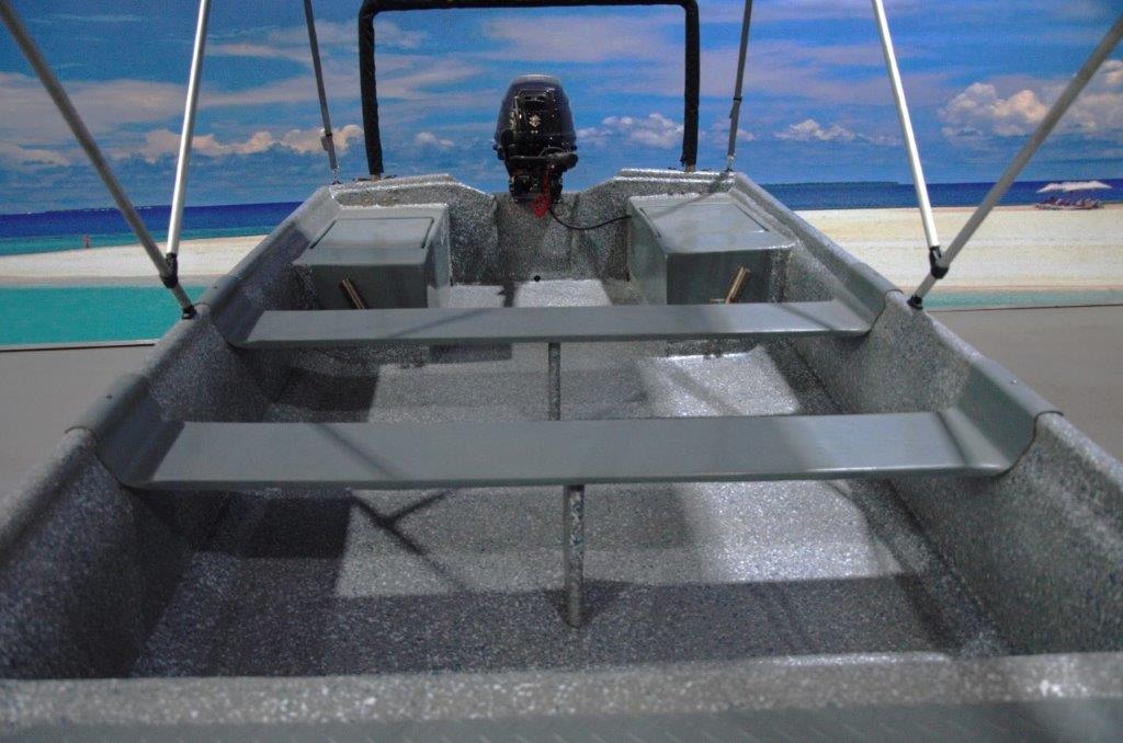 TUG 20 ON TRAILER 15 HP SUZUKI 4 STROKE TILLER