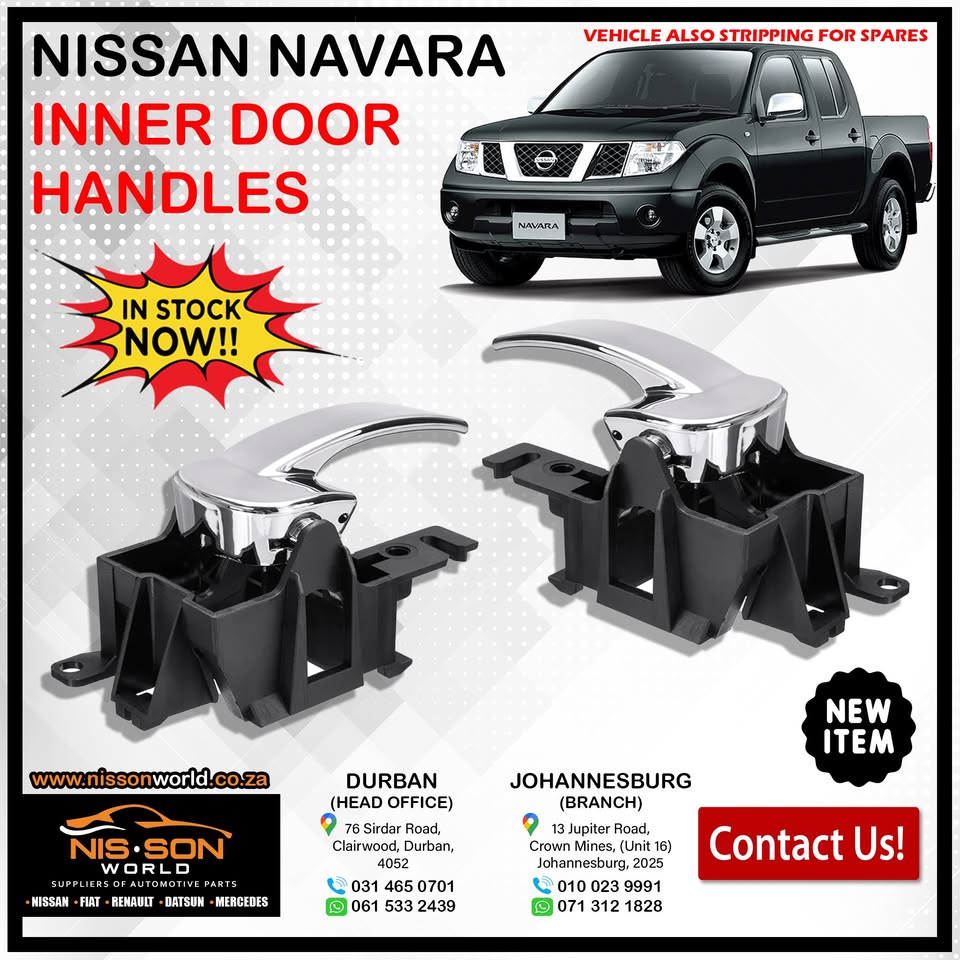 NISSAN NAVARA INNER DOOR HANDLES - Private Seller