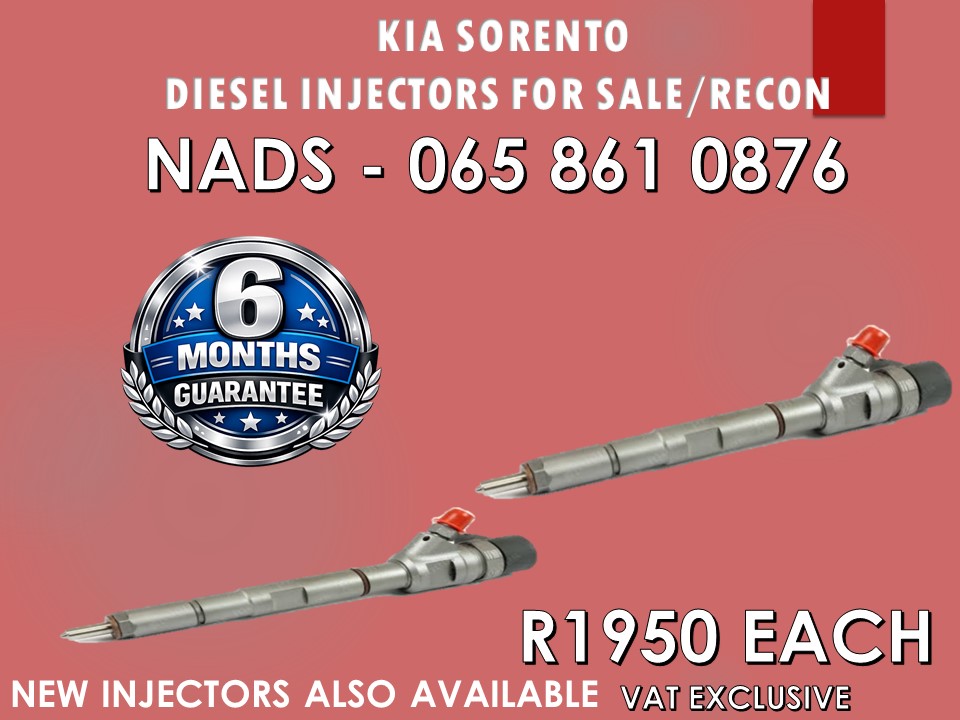 KIA SORENTO DIESEL INJECTORS FOR SALE OR TO RECON NATIONWIDE - Private Seller KIA SORENTO DIESEL INJECTORS FOR SALE OR TO RECON NATIONWIDE - Private Seller