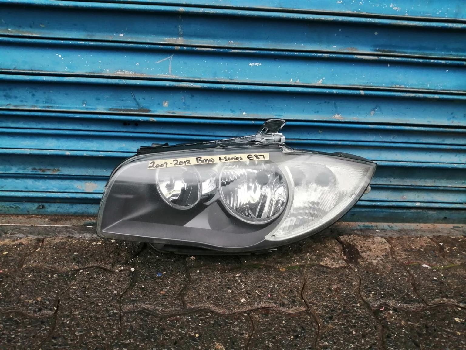 BMW 1 SERIES E87 NORMAL HEADLIGHT 2007 TO 2012 MODEL - Private Seller BMW 1 SERIES E87 NORMAL HEADLIGHT 2007 TO 2012 MODEL - Private Seller