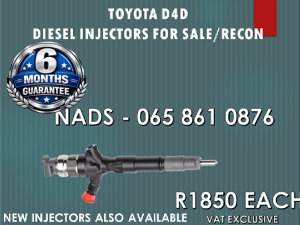 EXCELLENT CONDITION DIESEL INJECTORS FOR SALE FOR TOYOTA 2KD - Private Seller EXCELLENT CONDITION DIESEL INJECTORS FOR SALE FOR TOYOTA 2KD - Private Seller