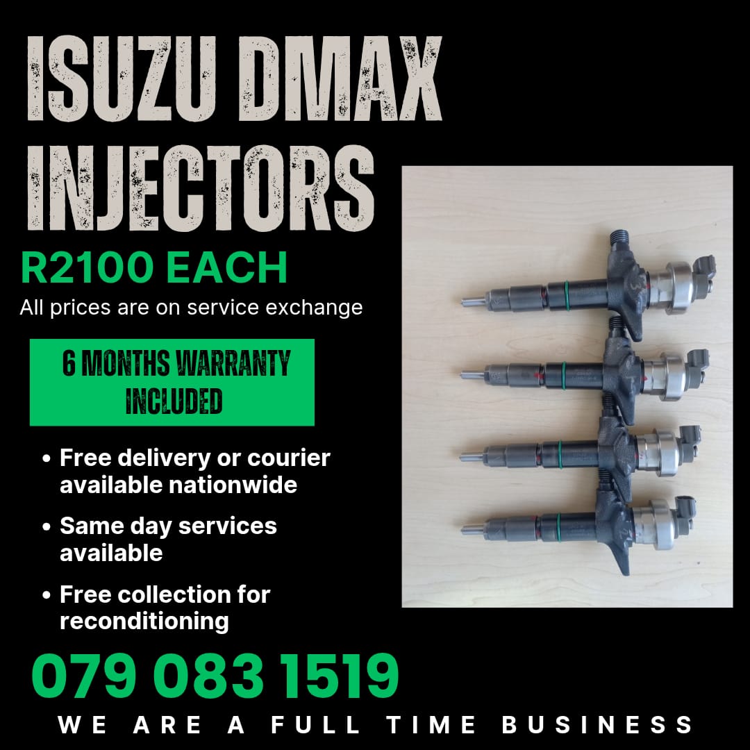 ISUZU DMAX INJECTORS FOR SALE WITH WARRANTY - Private Seller