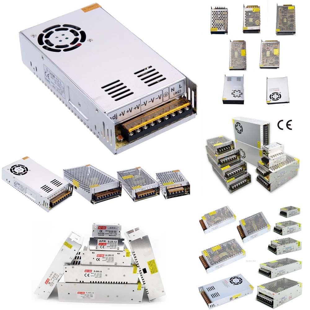 Transformers, Power Supply Units, AC to DC Adapters in Assorted Types and Sizes Brand New Products.