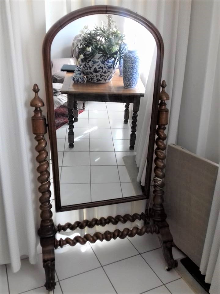 Cheval mirror-Antique