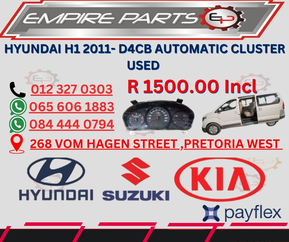 HYUNDAI H1 2011- D4CB AUTOMATIC DIESEL CLUSTER - Private Seller HYUNDAI H1 2011- D4CB AUTOMATIC DIESEL CLUSTER - Private Seller