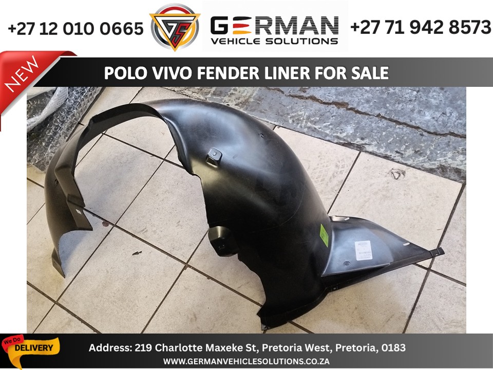polo vivo front fender liner brand new