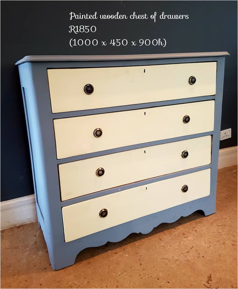 Blue And White Painted Chest Of Drawers Junk Mail Blue And White Painted Chest Of Drawers