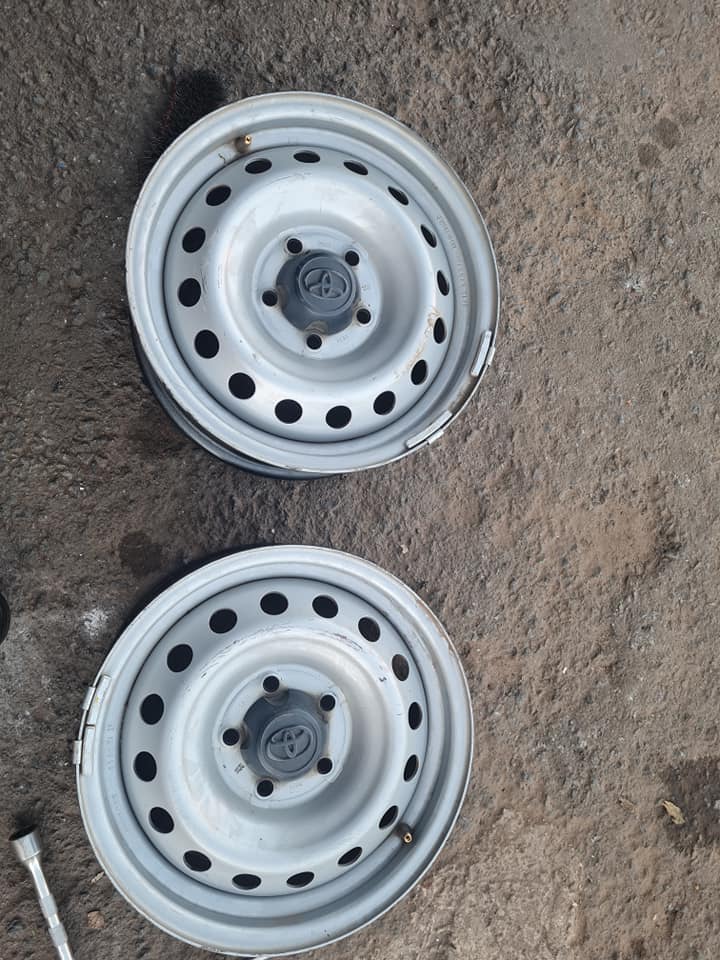 Vw caddy original stardard steal rims size 16