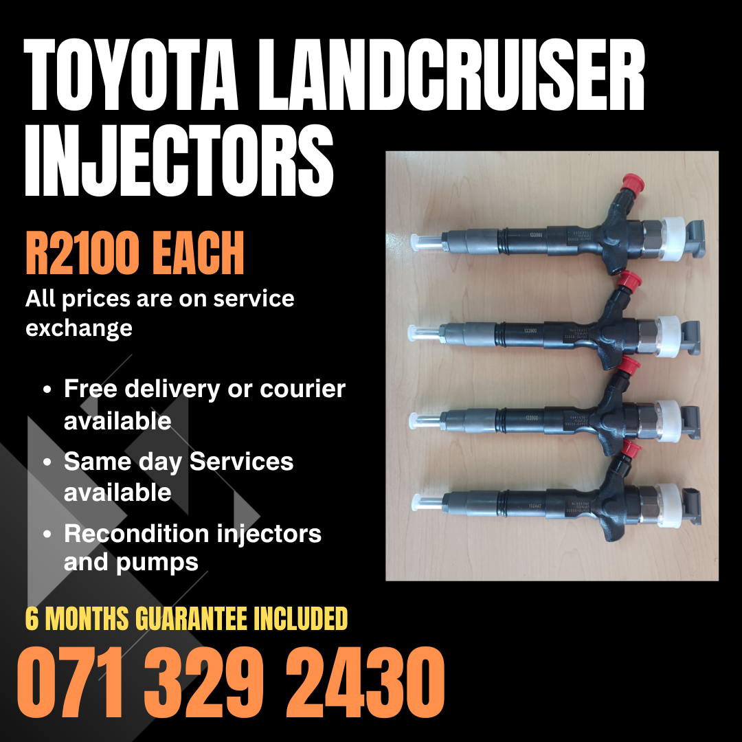 TOYOTA LANDCRUISER INJECTORS FOR SALE WITH WARRANTY ON - Private Seller