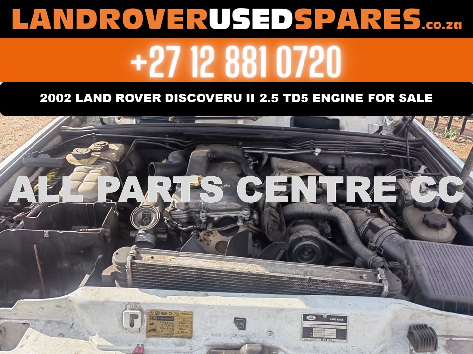 Discovery II 2.5 diesel engine for sale