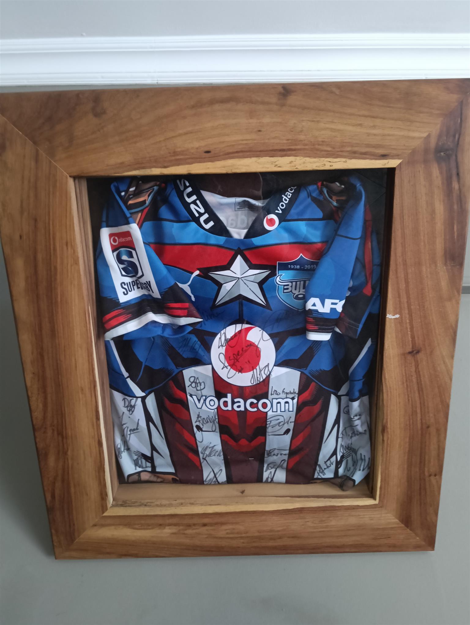 2019 Blu bulls signed shirt