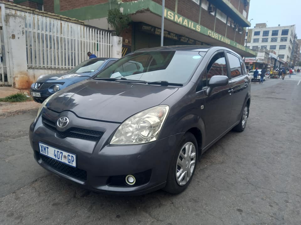 2007 TOYOTA VERSO 1.6 PETROL, MANUAL TRANSMISSION, GREY COLOUR, MILEAGE 115000KM