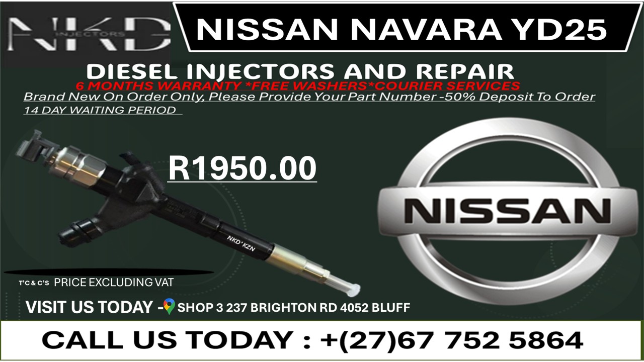 Nissan Navara YD25 Diesel Injectors on Recondition - Private Seller Nissan Navara YD25 Diesel Injectors on Recondition - Private Seller