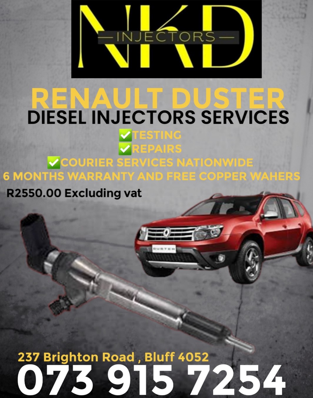 RENAULT DUSTER INJECTORS CALL/WHATSAPP NOW - Private Seller RENAULT DUSTER INJECTORS CALL/WHATSAPP NOW - Private Seller