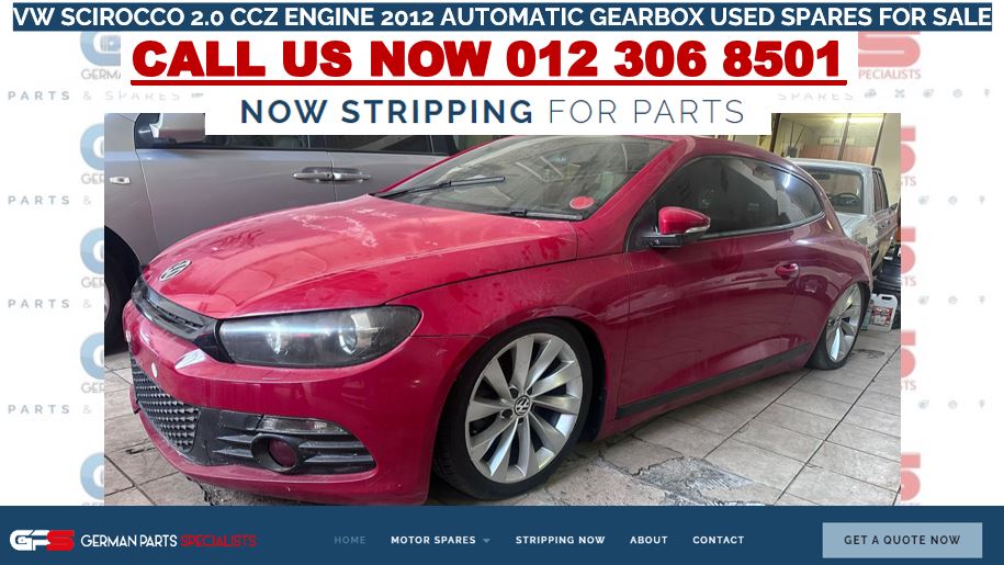 VW Scirocco 2.0 CCZ Engine 2012 Automatic Gearbox Used Spares And Used Parts - Private Seller VW Scirocco 2.0 CCZ Engine 2012 Automatic Gearbox Used Spares And Used Parts - Private Seller