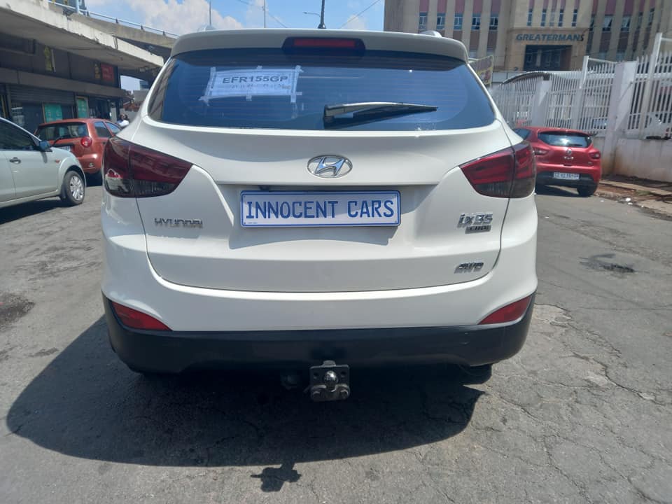 2011 HYUNDAI ix35 2.2 CRDI DIESEL, AUTOMATIC TRANSMISSION, WHITE COLOUR, MILEAGE 93000KM