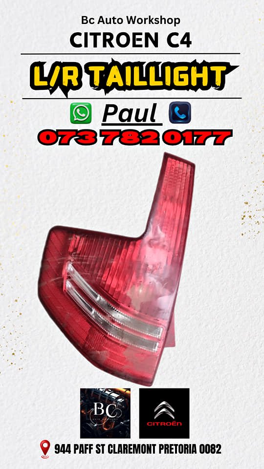 Citroen c4 L/R taillight Call me for more spares - Private Seller