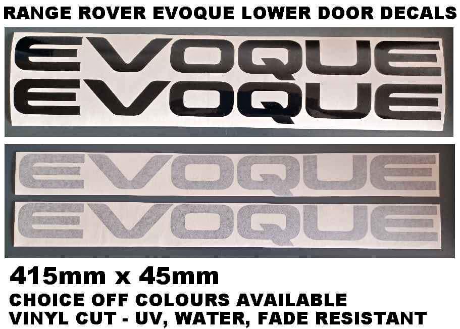 Range Rover Evoque lower side decals stickers vinyl graphics - Private Seller Range Rover Evoque lower side decals stickers vinyl graphics - Private Seller