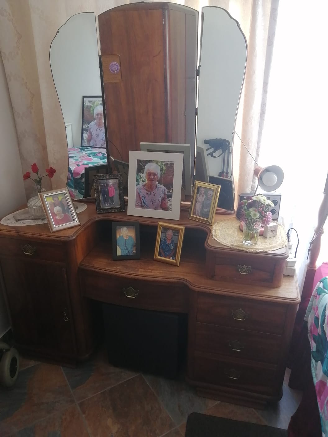 Antique closet and dressing table Antique closet and dressing table