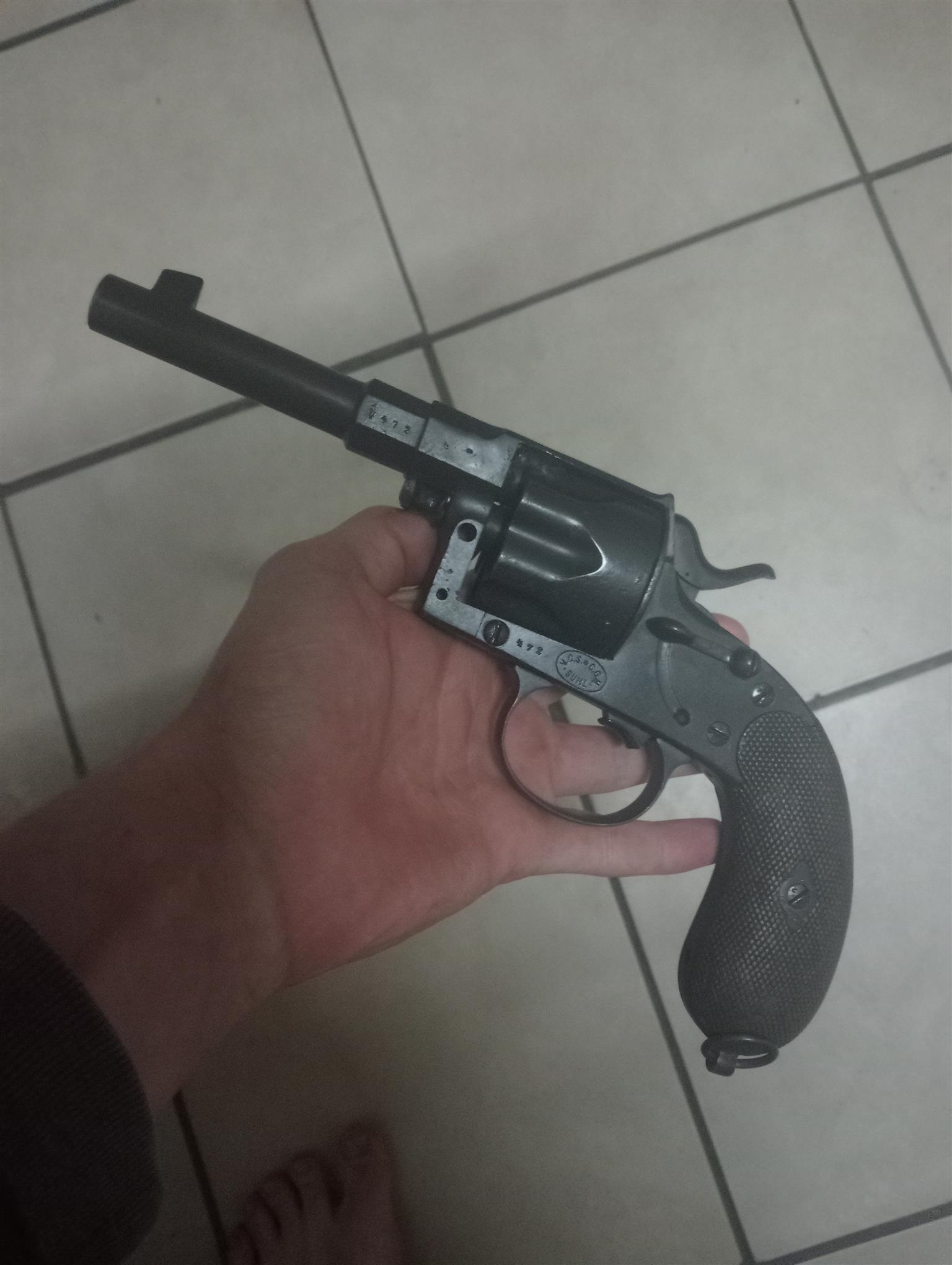 Deactivated Antique Reichsrevolver