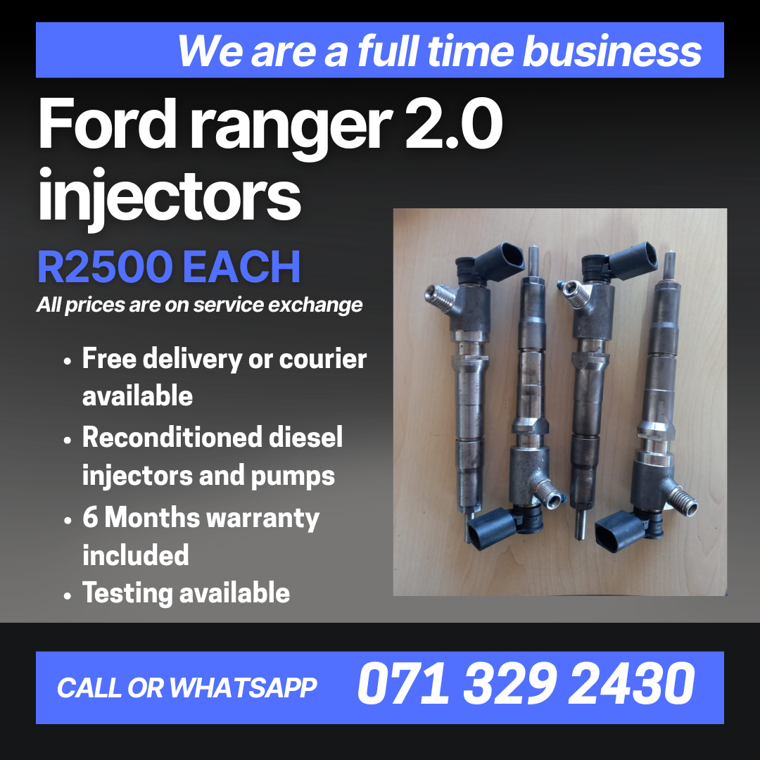 FORD RANGER 2.0 INJECTORS FOR SALE WITH WARRANTY INCLUDED - Private Seller FORD RANGER 2.0 INJECTORS FOR SALE WITH WARRANTY INCLUDED - Private Seller