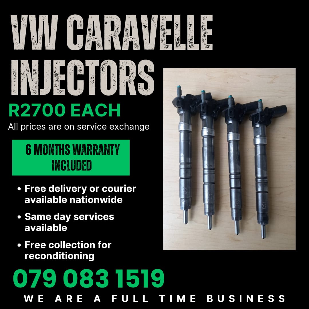 VW CARAVELLE INJECTORS FOR SALE WITH WARRANTY - Private Seller VW CARAVELLE INJECTORS FOR SALE WITH WARRANTY - Private Seller