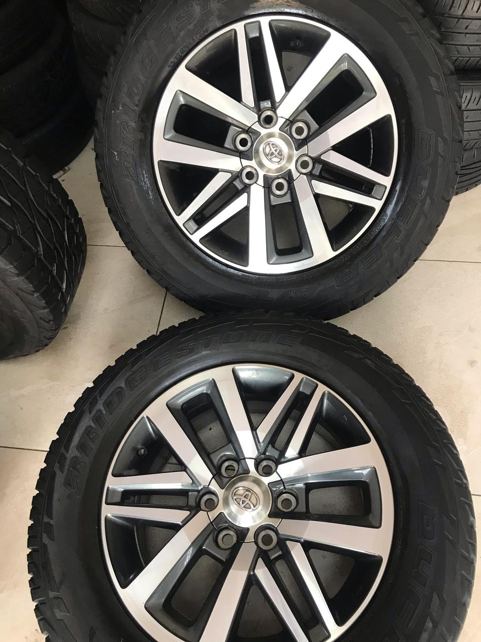GD6 18inch Rim with Bridgestone dueler A/T 265/60R16 - Private Seller
