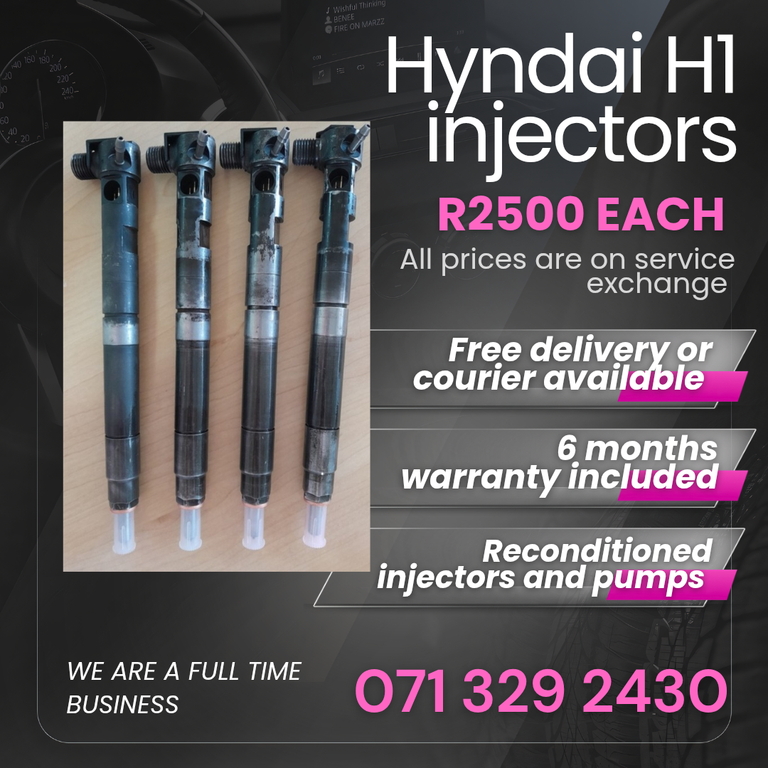 HYUNDAI H1 INJECTORS FOR SALE WITH WARRANTY - Private Seller HYUNDAI H1 INJECTORS FOR SALE WITH WARRANTY - Private Seller