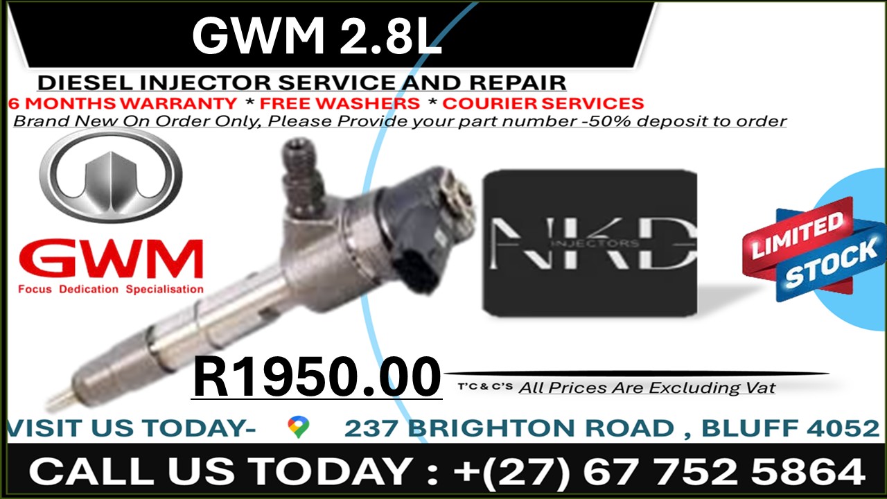 Gwm 2.8L Diesel Injectors on Recondition & Exchange - Private Seller Gwm 2.8L Diesel Injectors on Recondition & Exchange - Private Seller