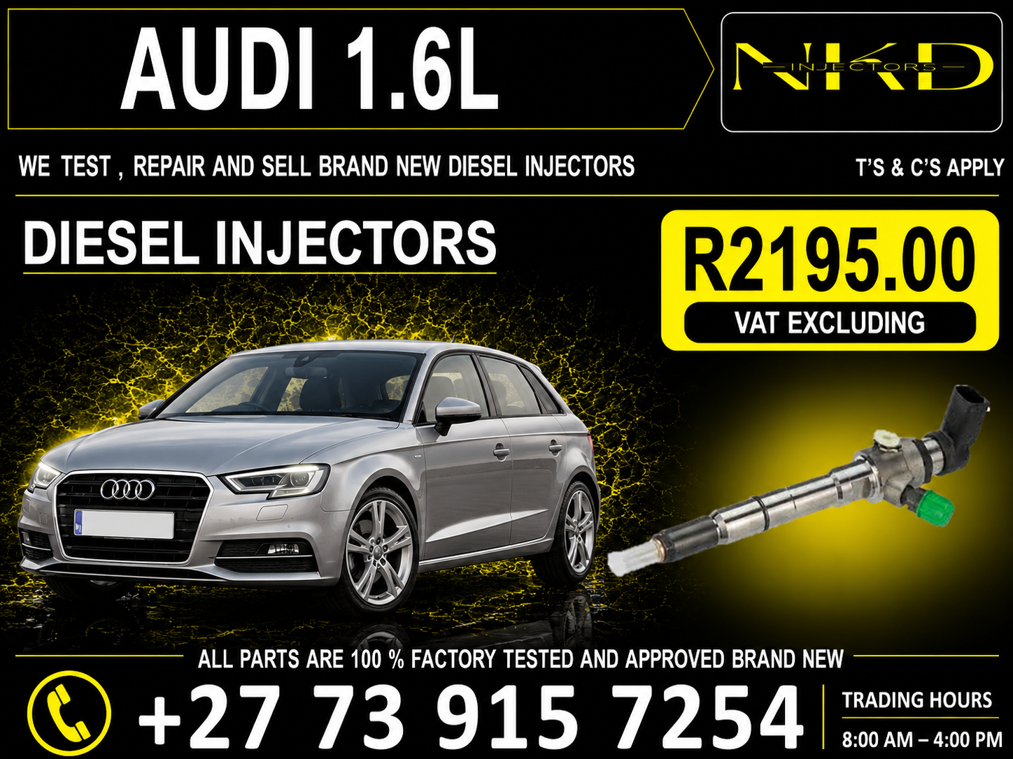 Injectors_For_Audi_1.6L - Private Seller Injectors_For_Audi_1.6L - Private Seller