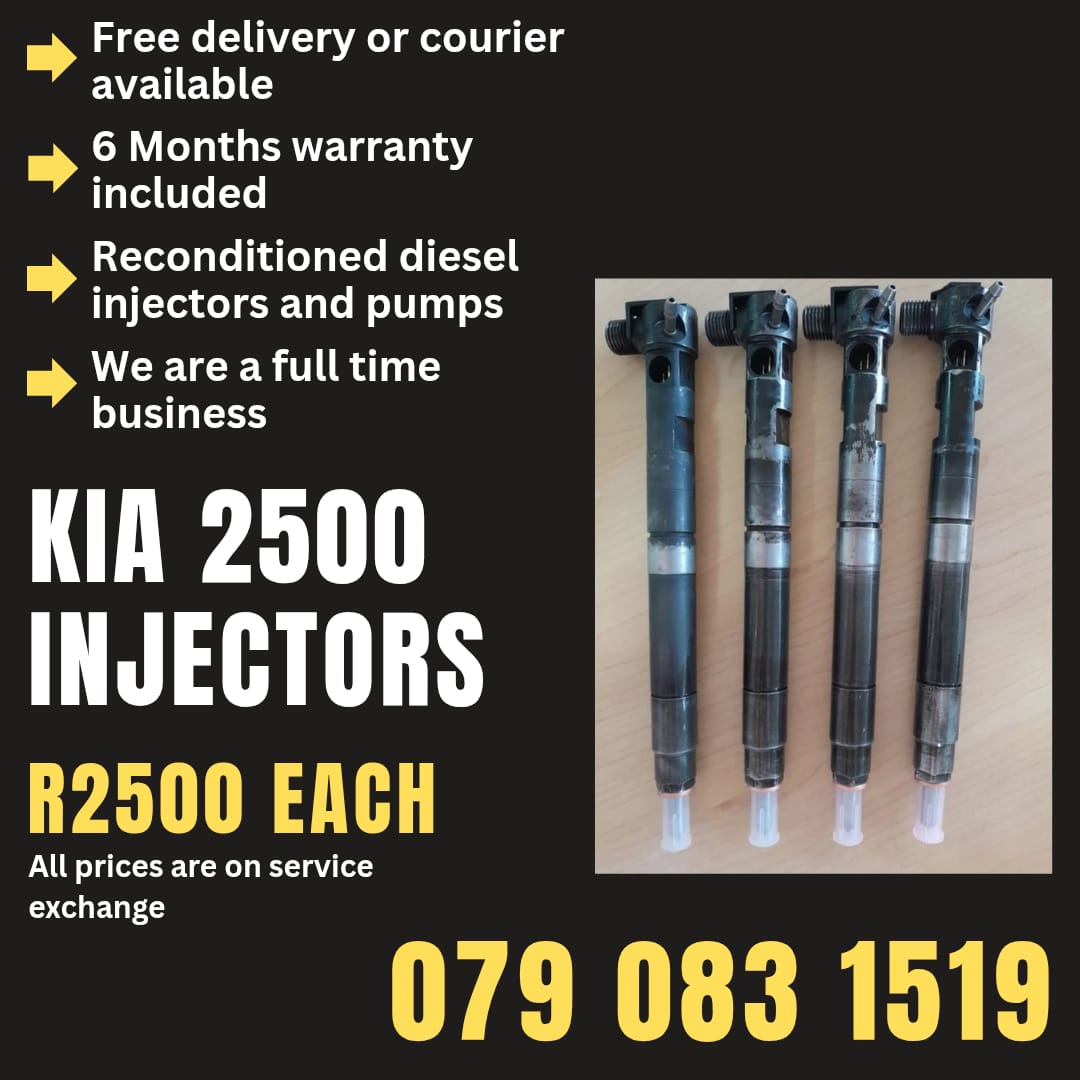 KIA 2500 INJECTORS FOR SALE WITH WARRANTY INCLUDED - Private Seller KIA 2500 INJECTORS FOR SALE WITH WARRANTY INCLUDED - Private Seller