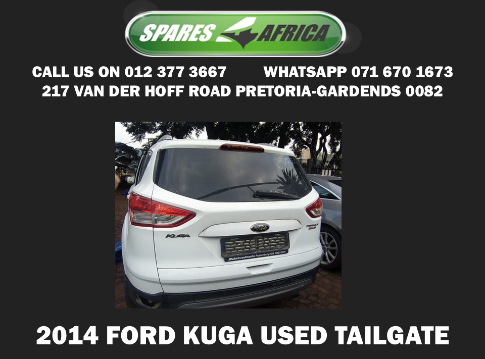 TAILGATE – FORD KUGA 2014 - Private Seller TAILGATE – FORD KUGA 2014 - Private Seller