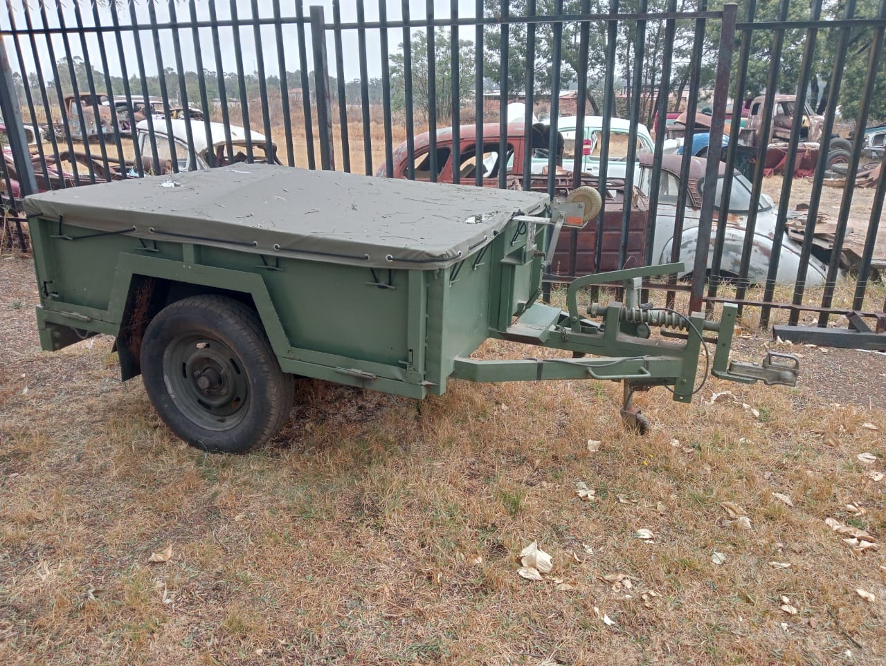 Trailer box with Canvas Cover Military Army Trailers
