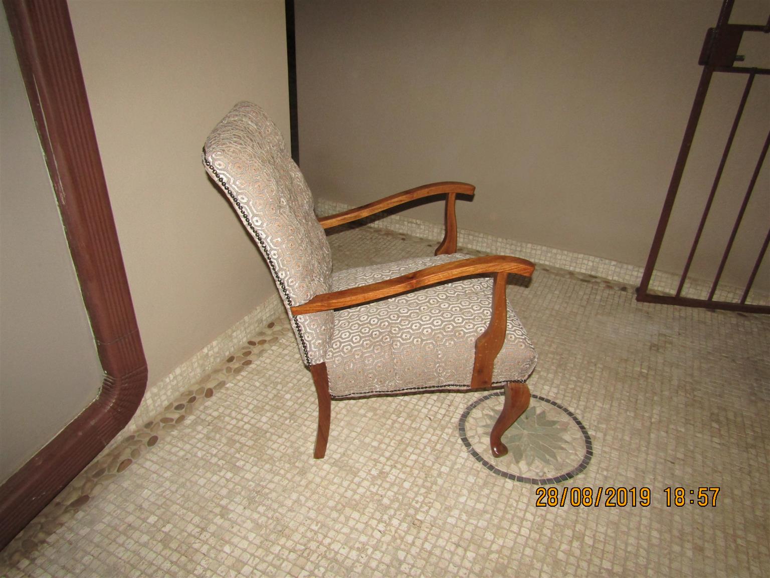 Classic antique armrest Chair.