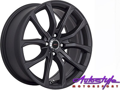 14″ A-Line Mischief Satin Black 4/100 & 4/108 Wheels