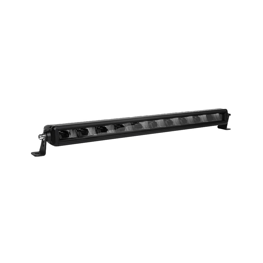 LED360 Black Widow 54 Series 20″ Single Row LED Light Bar (White/Amber) with harness & cover