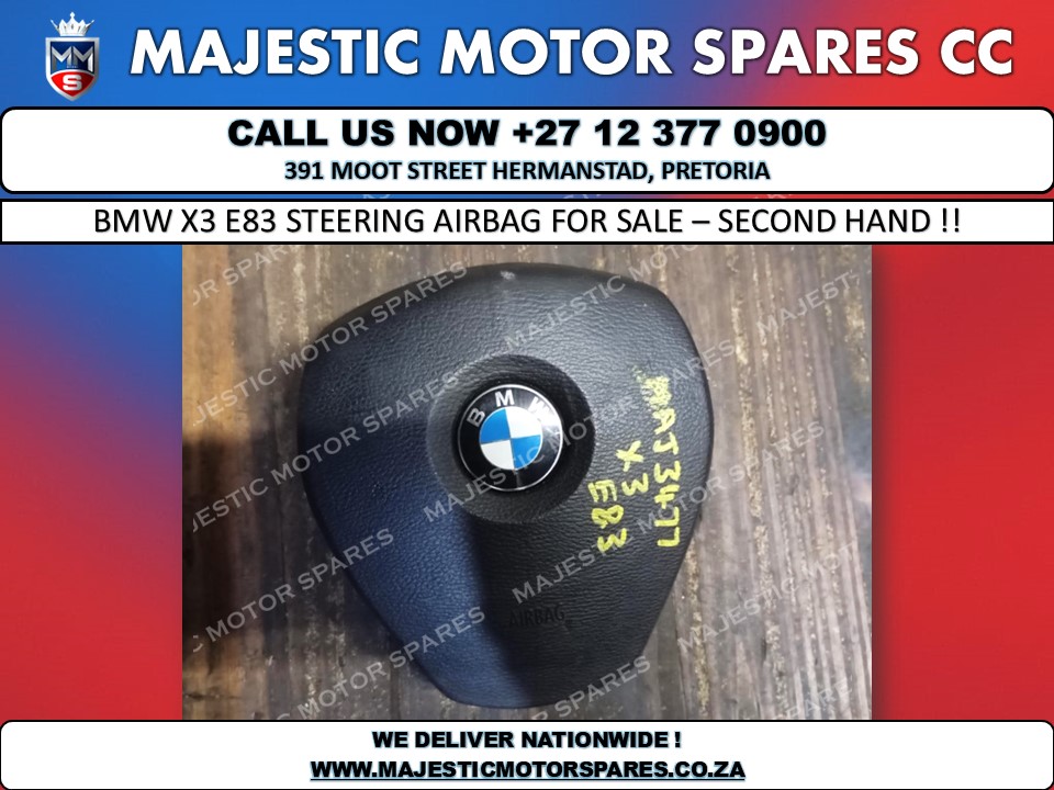 For Sale: BMW X3 E83 Steering Airbag – Used - Private Seller For Sale: BMW X3 E83 Steering Airbag – Used - Private Seller