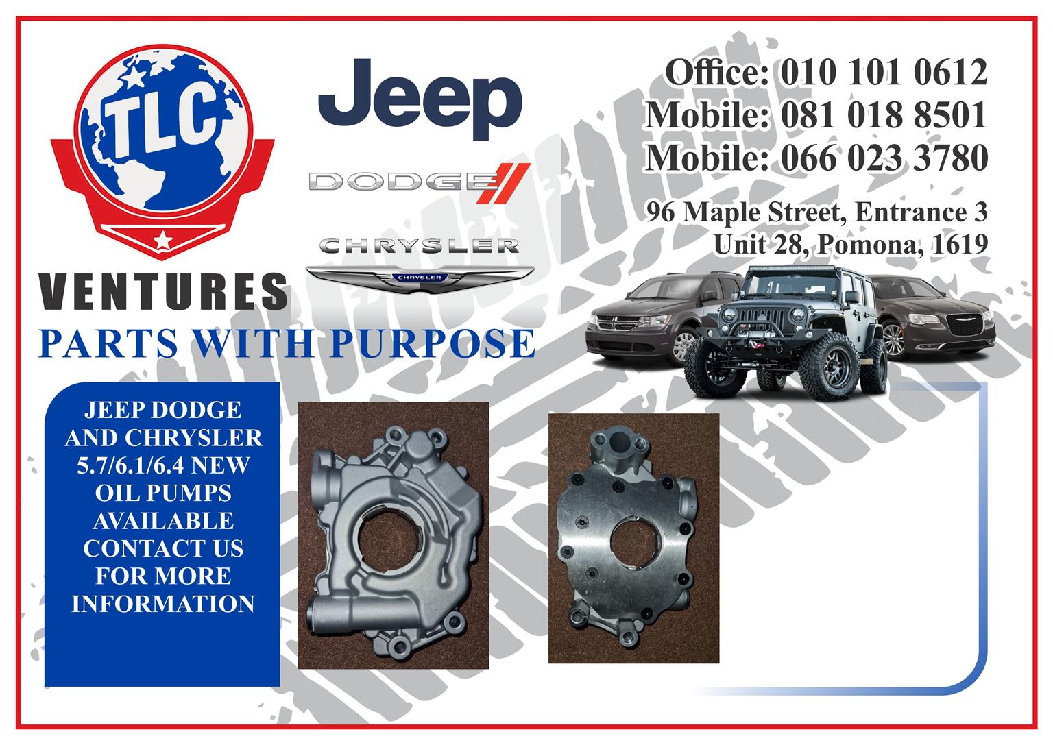 NEW OIL PUMPS FOR ALL JEEP DODGE AND CHRYSLER VEHICLES - Private Seller NEW OIL PUMPS FOR ALL JEEP DODGE AND CHRYSLER VEHICLES - Private Seller