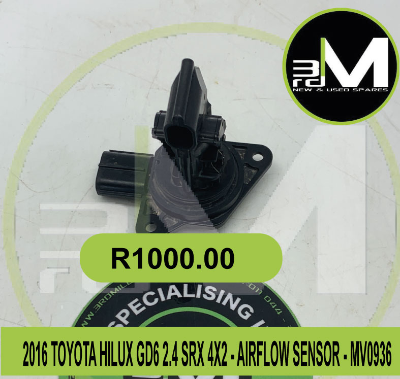 AIRFLOW SENSOR- TOYOTA HILUX GD6 - Private Seller AIRFLOW SENSOR- TOYOTA HILUX GD6 - Private Seller