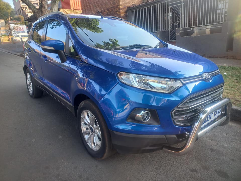 2018 FORD ECOSPORT TITANIUM 1.6 PETROL, AUTOMATIC, BLUE COLOR