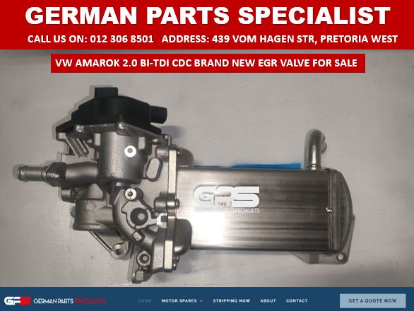 VW AMAROK 2.0 BI-TDI CDC BRAND NEW EGR VALVES FOR SALE - Private Seller